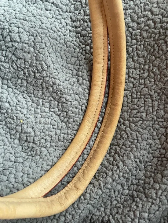 Dooney & Bourke Coral Orange Logo Tote with Tassel Drawstring - Picture 12 of 16